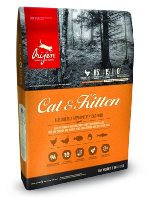 Alimentation naturelle - Croquettes Orijen chaton