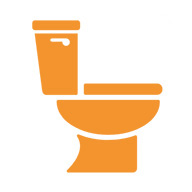 Tonnes de déchets ménagers aux toilettes