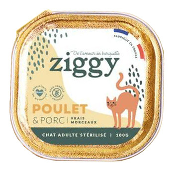 Pâtée pour chat Ziggy au poulet