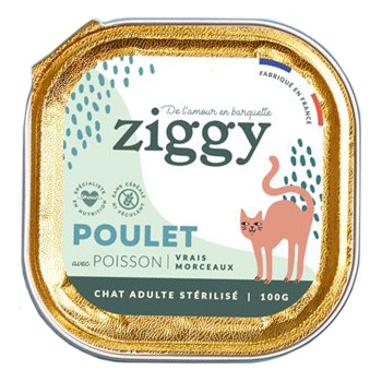 Ziggy - Aliment complet saumon chats adultes