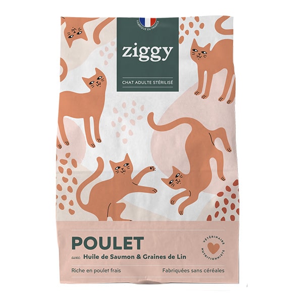 Croquettes pour chat stérilisé Ziggy