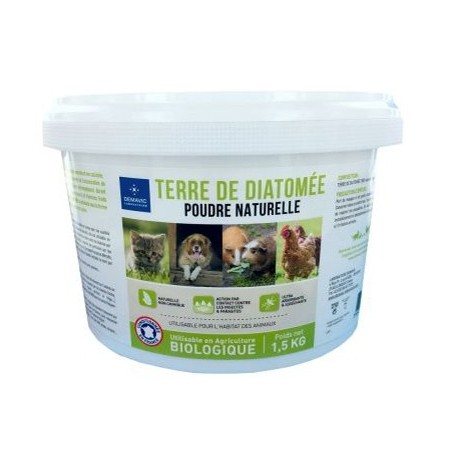 Terre de diatomée - Anti-puce chat naturel